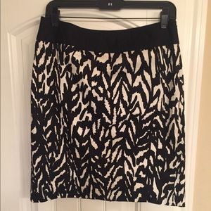 The Limited zebra print skirt. Size 4